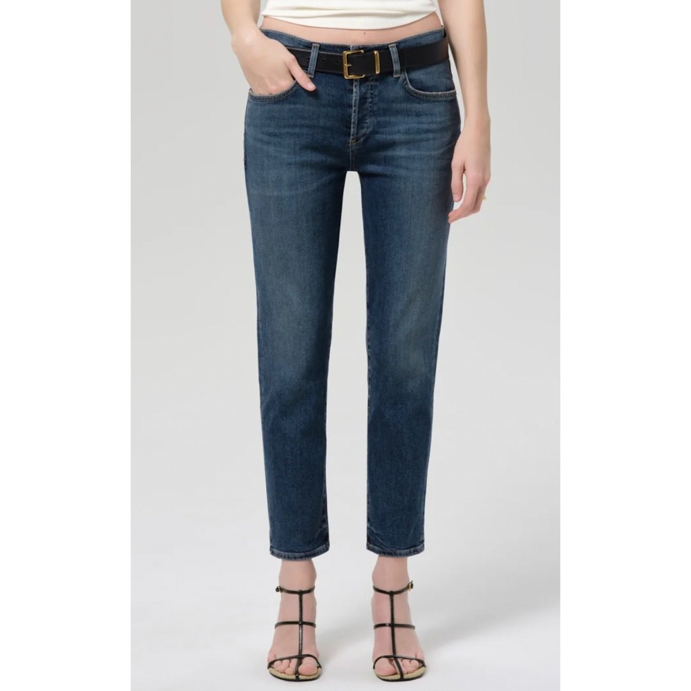 CITIZENS OF HUMANITY Emerson Jeans Blue Straight Leg Long Weekend Women's 27
